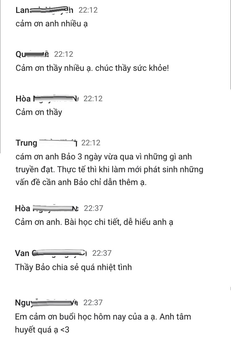 Feedback học viên 5