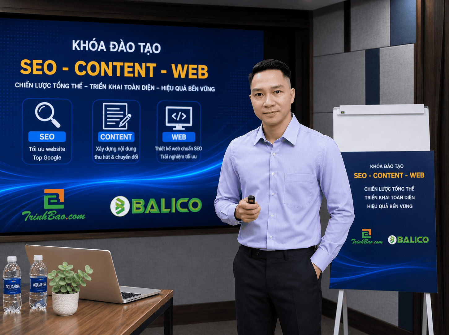 Học viên đang trao đổi